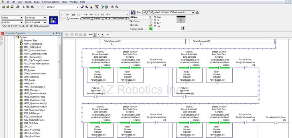 PLC Programming at AZ Robotics
